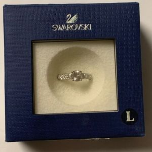 Swarovski Crystal and Rhinestone Dazzle Ring in Size 58/Large